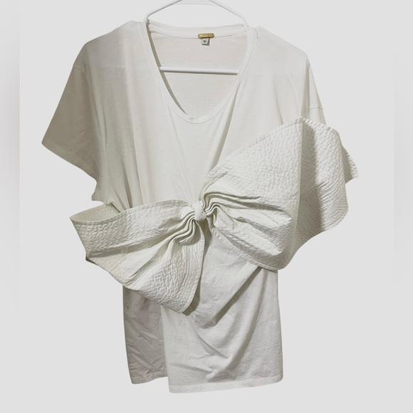 💙JOHANNA ORTIZ WHITE BOW TOP. - Picture 3 of 11